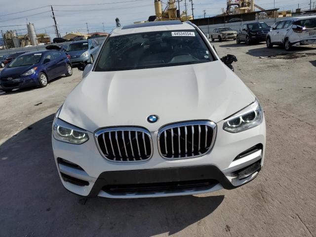 5UXTY5C09M9F57703 - 2021 BMW X3 XDRIVE30I WHITE photo 5