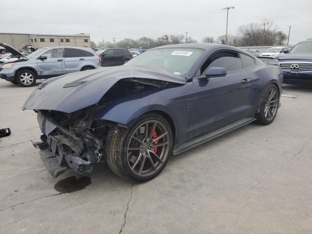 1FA6P8CF5J5103879 - 2018 FORD MUSTANG GT BLUE photo 1