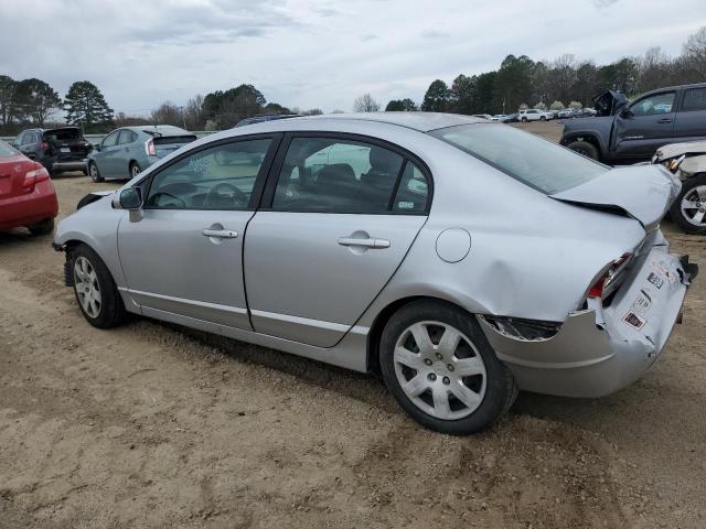 2HGFA16539H341922 - 2009 HONDA CIVIC LX SILVER photo 2