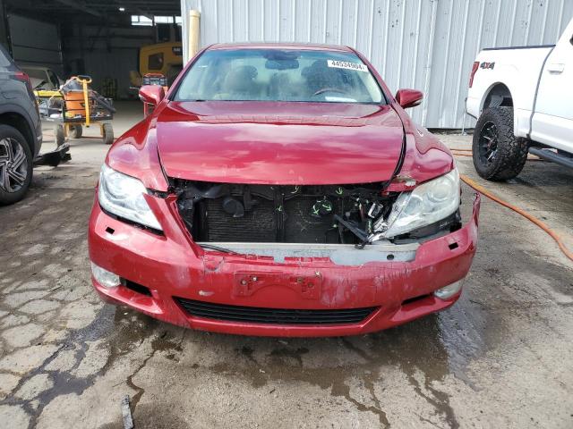 JTHCL5EF9B5011095 - 2011 LEXUS LS 460 RED photo 5