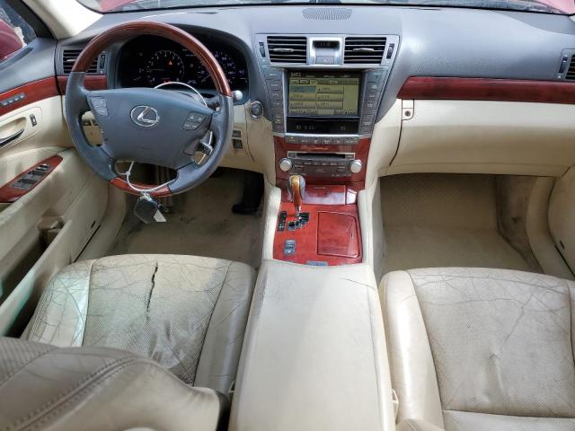 JTHCL5EF9B5011095 - 2011 LEXUS LS 460 RED photo 8