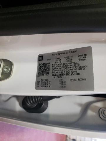 1GCGTEEN8N1253981 - 2022 CHEVROLET COLORADO ZR2 WHITE photo 12