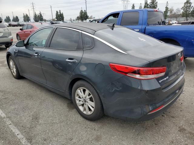 5XXGT4L38GG023666 - 2016 KIA OPTIMA LX GRAY photo 2