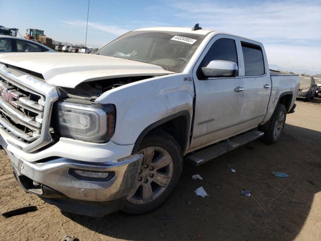 3GTU2NEC6JG291628 - 2018 GMC SIERRA K1500 SLT WHITE photo 1