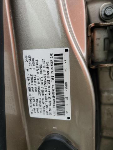 19UUA66286A059750 - 2006 ACURA 3.2TL GOLD photo 12