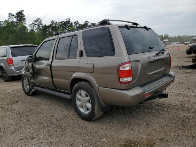 JN8DR09YX1W603511 - 2001 NISSAN PATHFINDER LE თაფლისფერი ფოტო 2