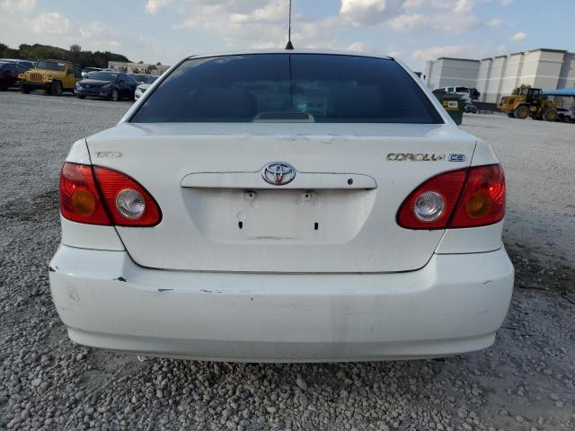 JTDBR32E530017938 - 2003 TOYOTA COROLLA CE WHITE photo 6