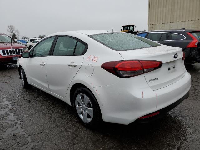 3KPFL4A72HE106893 - 2017 KIA FORTE LX WHITE photo 2