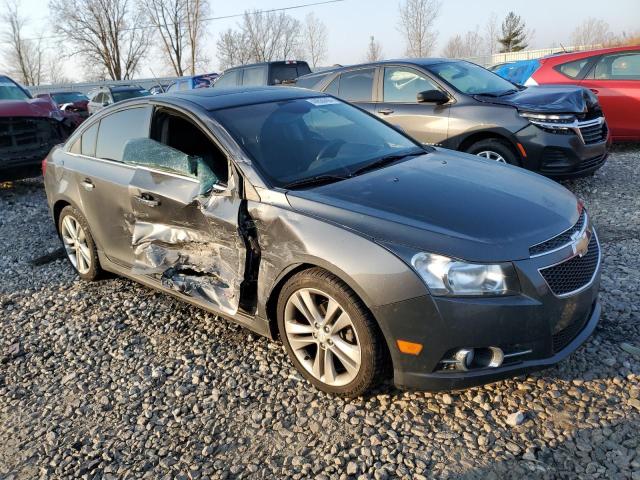 1G1PG5SBXD7208155 - 2013 CHEVROLET CRUZE LTZ CHARCOAL photo 4