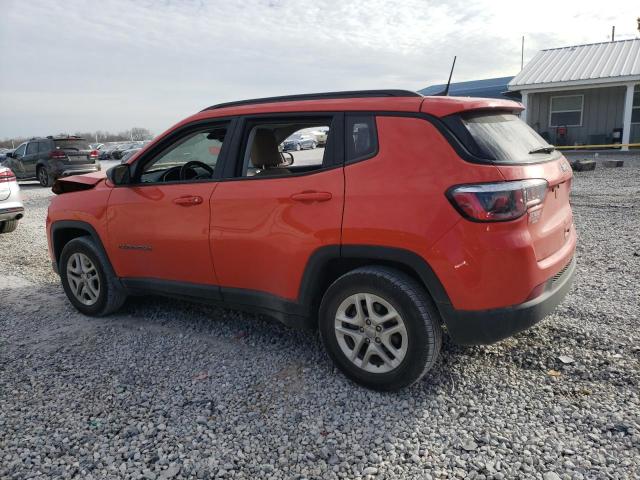 3C4NJCAB8JT286169 - 2018 JEEP COMPASS SPORT ORANGE photo 2