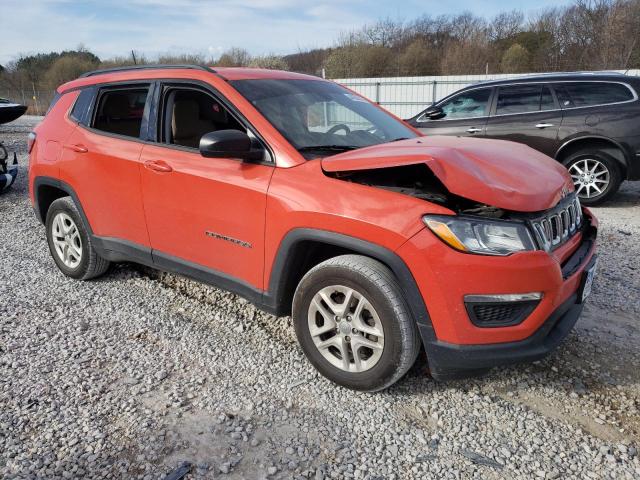 3C4NJCAB8JT286169 - 2018 JEEP COMPASS SPORT ORANGE photo 4