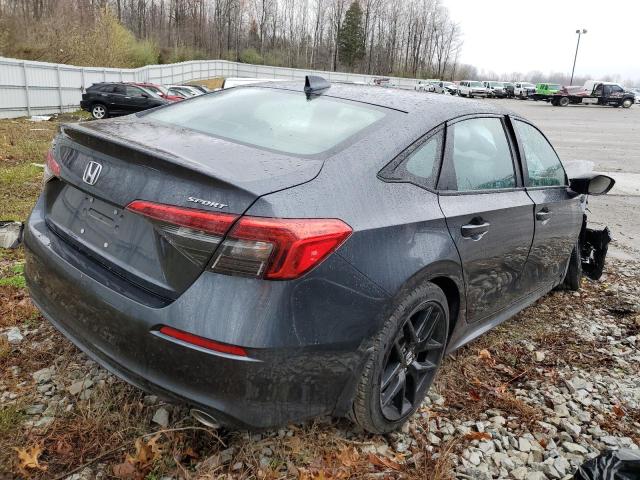 2HGFE2F59NH592397 - 2022 HONDA CIVIC SPORT 灰色 照片 3