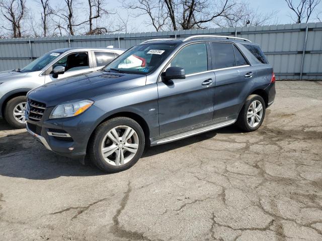 4JGDA5HBXCA040047 - 2012 MERCEDES-BENZ ML 350 4MATIC GRAY photo 1