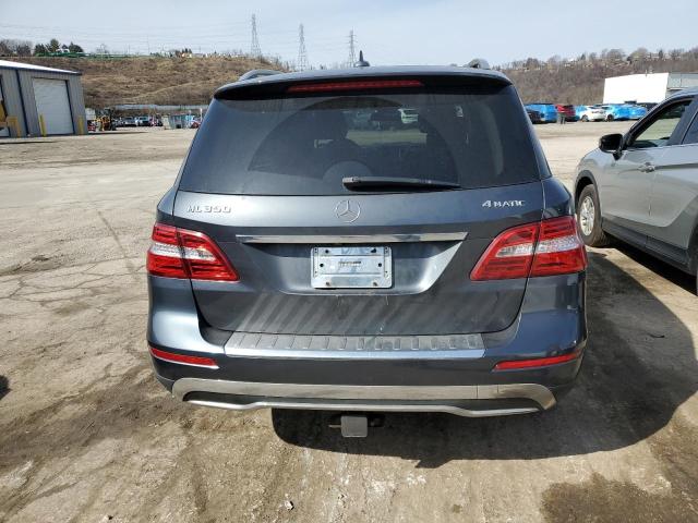 4JGDA5HBXCA040047 - 2012 MERCEDES-BENZ ML 350 4MATIC GRAY photo 6