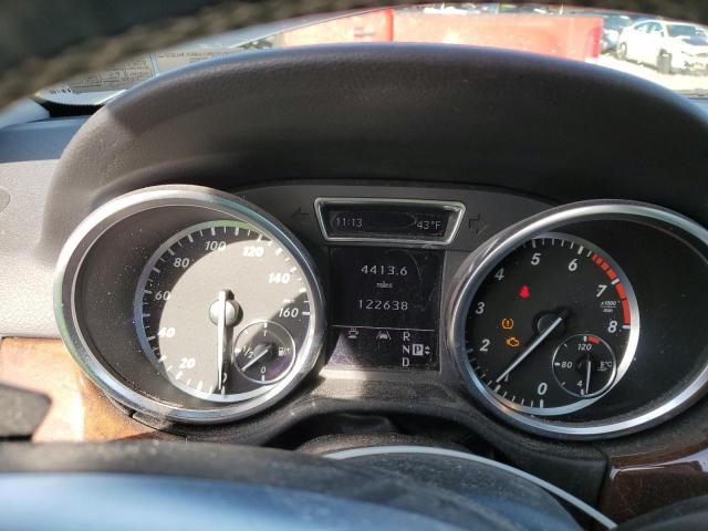 4JGDA5HBXCA040047 - 2012 MERCEDES-BENZ ML 350 4MATIC GRAY photo 9