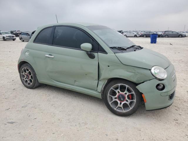 3C3CFFBR2CT287542 - 2012 FIAT 500 SPORT GREEN photo 4