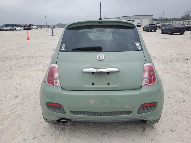 3C3CFFBR2CT287542 - 2012 FIAT 500 SPORT GREEN photo 6