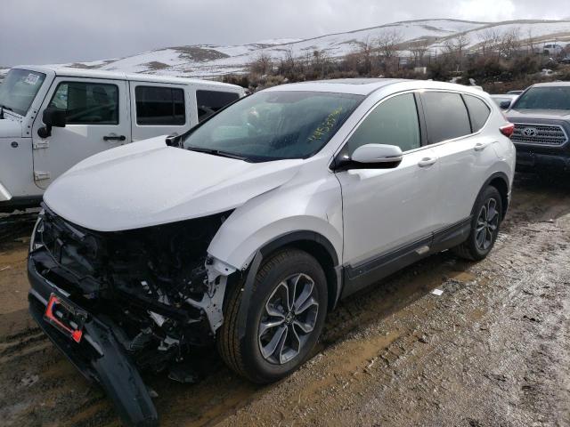 5J6RW2H83NA013168 - 2022 HONDA CR-V EXL WHITE photo 1