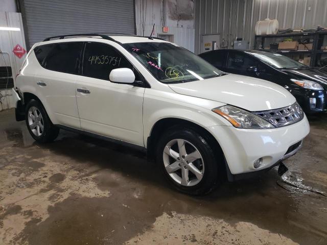 JN8AZ08W67W656217 - 2007 NISSAN MURANO SL WHITE photo 4