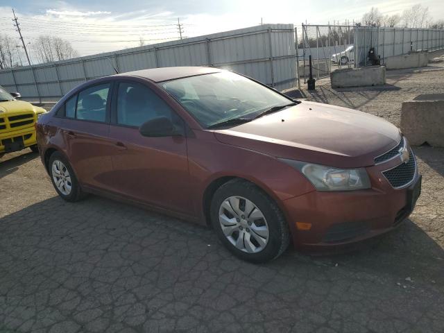 1G1PA5SH4D7122930 - 2013 CHEVROLET CRUZE LS MAROON photo 4