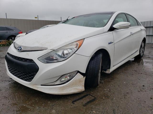 KMHEC4A47CA058347 - 2012 HYUNDAI SONATA HYBRID WHITE photo 1