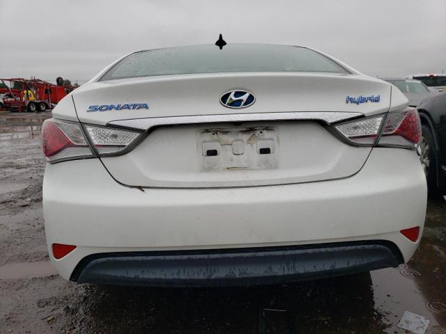 KMHEC4A47CA058347 - 2012 HYUNDAI SONATA HYBRID WHITE photo 6