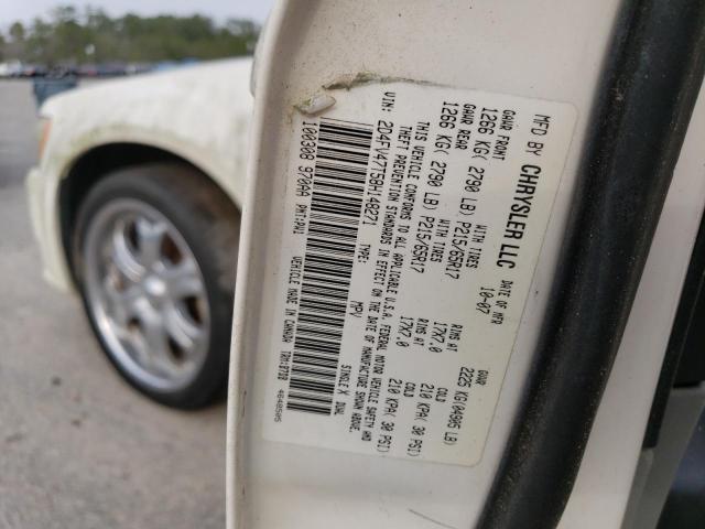 2D4FV47T58H148271 - 2008 DODGE MAGNUM WHITE photo 12