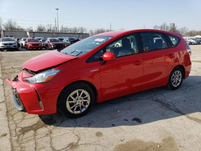 JTDZN3EU2FJ034966 - 2015 TOYOTA PRIUS V RED photo 1