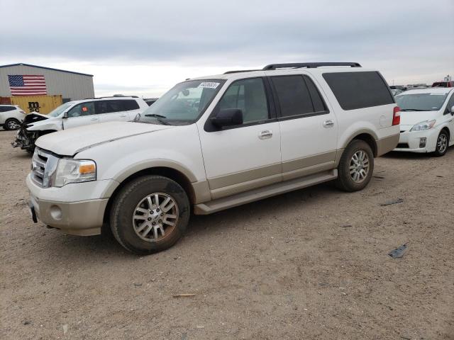 1FMJK1J53AEB72179 - 2010 FORD EXPEDITION EL EDDIE BAUER WHITE photo 1