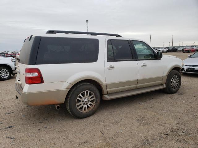 1FMJK1J53AEB72179 - 2010 FORD EXPEDITION EL EDDIE BAUER WHITE photo 3