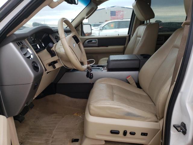 1FMJK1J53AEB72179 - 2010 FORD EXPEDITION EL EDDIE BAUER WHITE photo 7