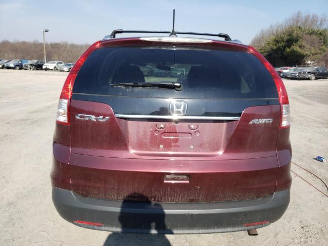 5J6RM4H79CL047030 - 2012 HONDA CR-V EXL MAROON photo 6