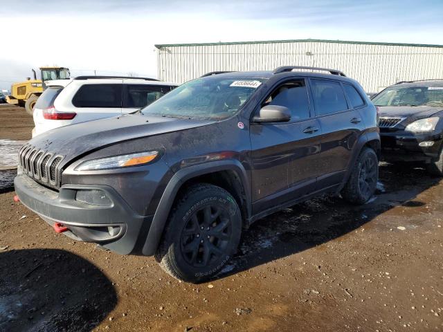 1C4PJMBSXHW597474 - 2017 JEEP CHEROKEE TRAILHAWK BLACK photo 1