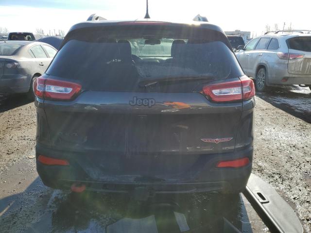 1C4PJMBSXHW597474 - 2017 JEEP CHEROKEE TRAILHAWK BLACK photo 6