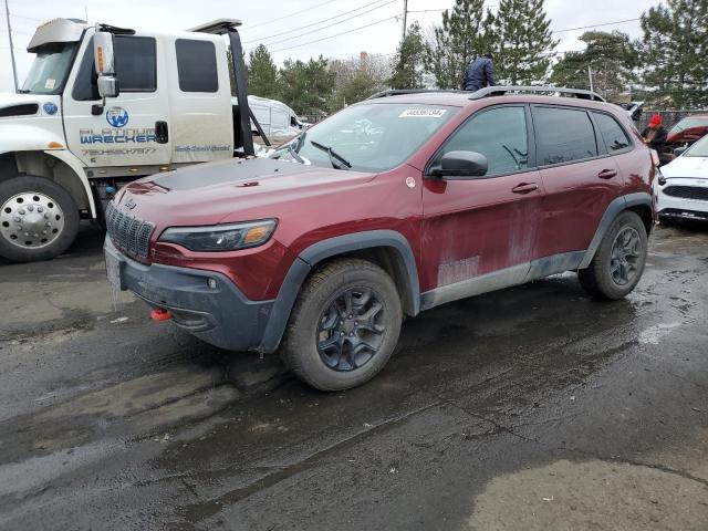 1C4PJMBX5KD142188 - 2019 JEEP CHEROKEE TRAILHAWK Bordo foto 1