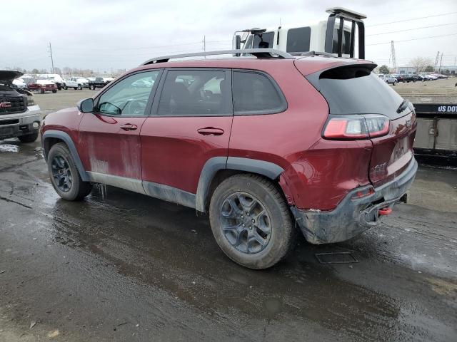 1C4PJMBX5KD142188 - 2019 JEEP CHEROKEE TRAILHAWK Bordo foto 2