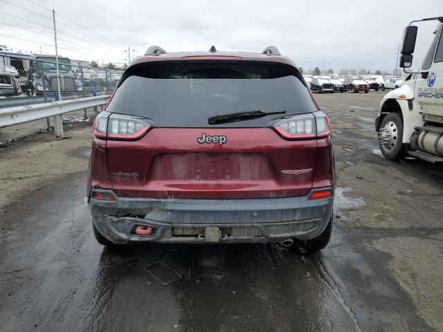 1C4PJMBX5KD142188 - 2019 JEEP CHEROKEE TRAILHAWK Bordo foto 6