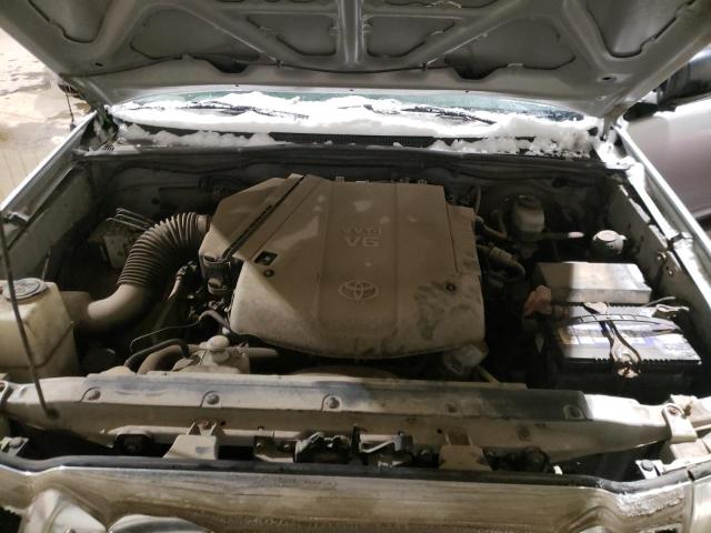 5TEUU42N66Z158485 - 2006 TOYOTA TACOMA ACCESS CAB ვერცხლისფერი ფოტო 11