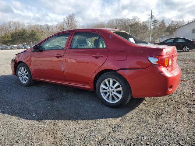 2T1BU4EE8AC530667 - 2010 TOYOTA COROLLA BASE RED photo 2