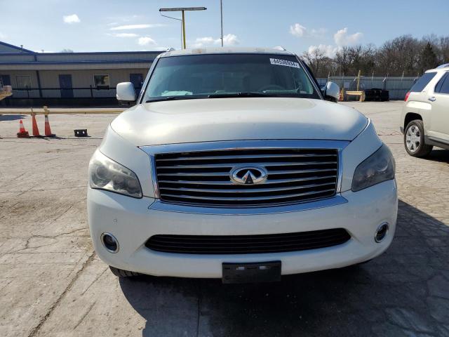 JN8AZ2NEXC9021422 - 2012 INFINITI QX56 WHITE photo 5