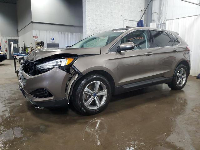 2FMPK4J94KBB96146 - 2019 FORD EDGE SEL TAN photo 1