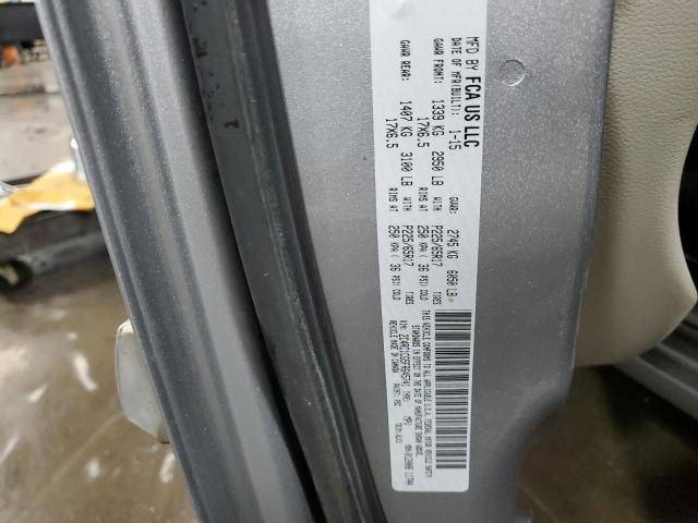 2C4RC1CG5FR645741 - 2015 CHRYSLER TOWN & COU TOURING L SILVER photo 13