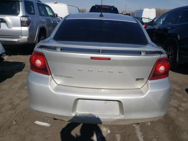 1B3BD1FG2BN510316 - 2011 DODGE AVENGER MAINSTREET SILVER photo 6