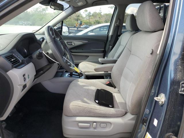 5FNYF5H34KB033391 - 2019 HONDA PILOT EX TEAL photo 7