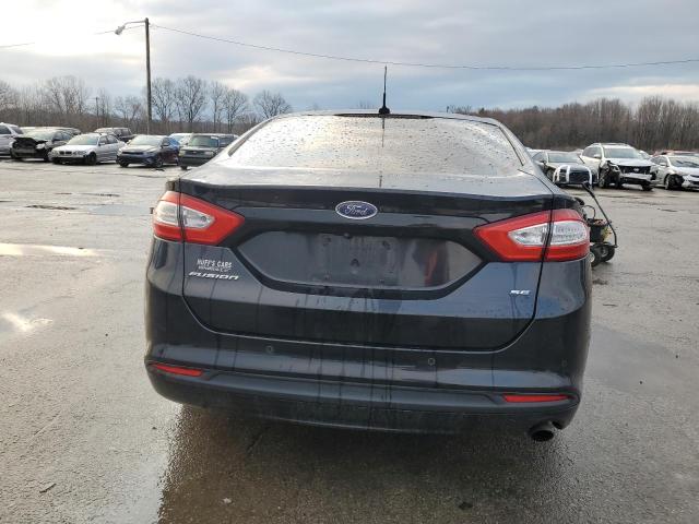 3FA6P0H77GR142109 - 2016 FORD FUSION SE BLACK photo 6