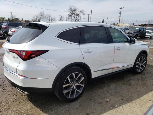 5J8YD9H48NL011757 - 2022 ACURA MDX TECHNOLOGY WHITE photo 3