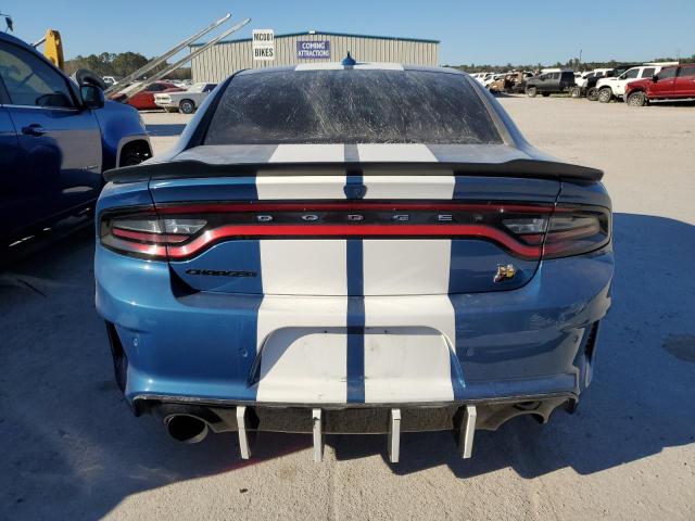 2C3CDXGJ6LH180128 - 2020 DODGE CHARGER SCAT PACK BLUE photo 6