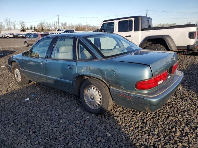 2G4WB52K9T1471830 - 1996 BUICK REGAL CUSTOM GREEN photo 2