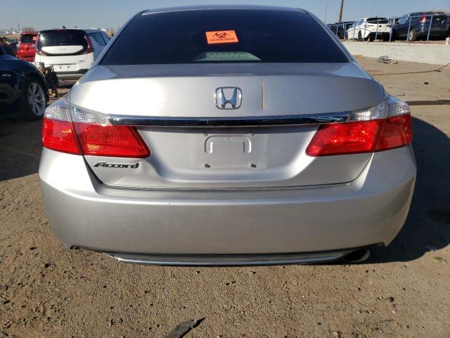 1HGCR2F38DA240026 - 2013 HONDA ACCORD LX SILVER photo 6