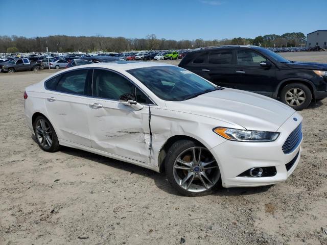 3FA6P0K99ER363475 - 2014 FORD FUSION TITANIUM WHITE photo 4